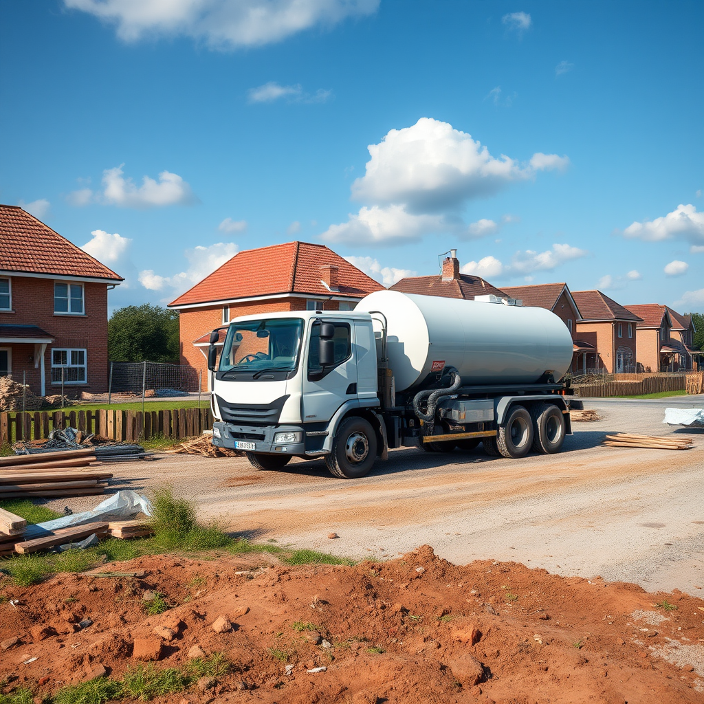 Plans to remove sewage from new estate with tankers sparks controversy